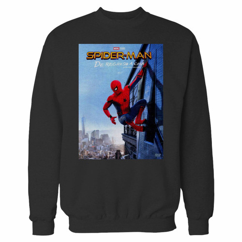 Your spiderman homecoming inspired crewneck sweatshirt just got an update. This super comfortable and lighter weight crewneck will become your favorite go-to sweatshirt. The cozy spandex cuffs and waistband make this pill-resistant sweatshirt a fan favorite.And your group will look and feel their best in this premium ringspun cotton crew.